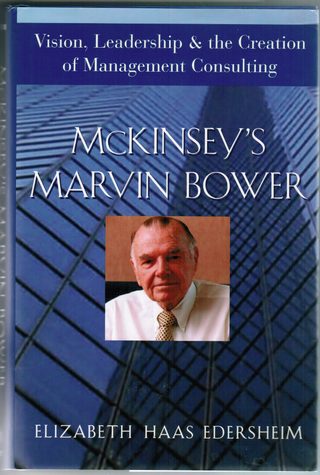 Cover of McKinsey's Marvin Bower by Elizabeth Haas Edersheim
