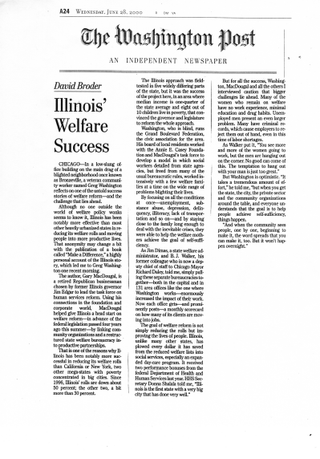 Thumbnail of the article as printed in Washington Post