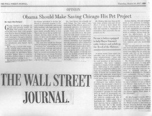 Thumbnail of the article as printed in The Wall Street Journal